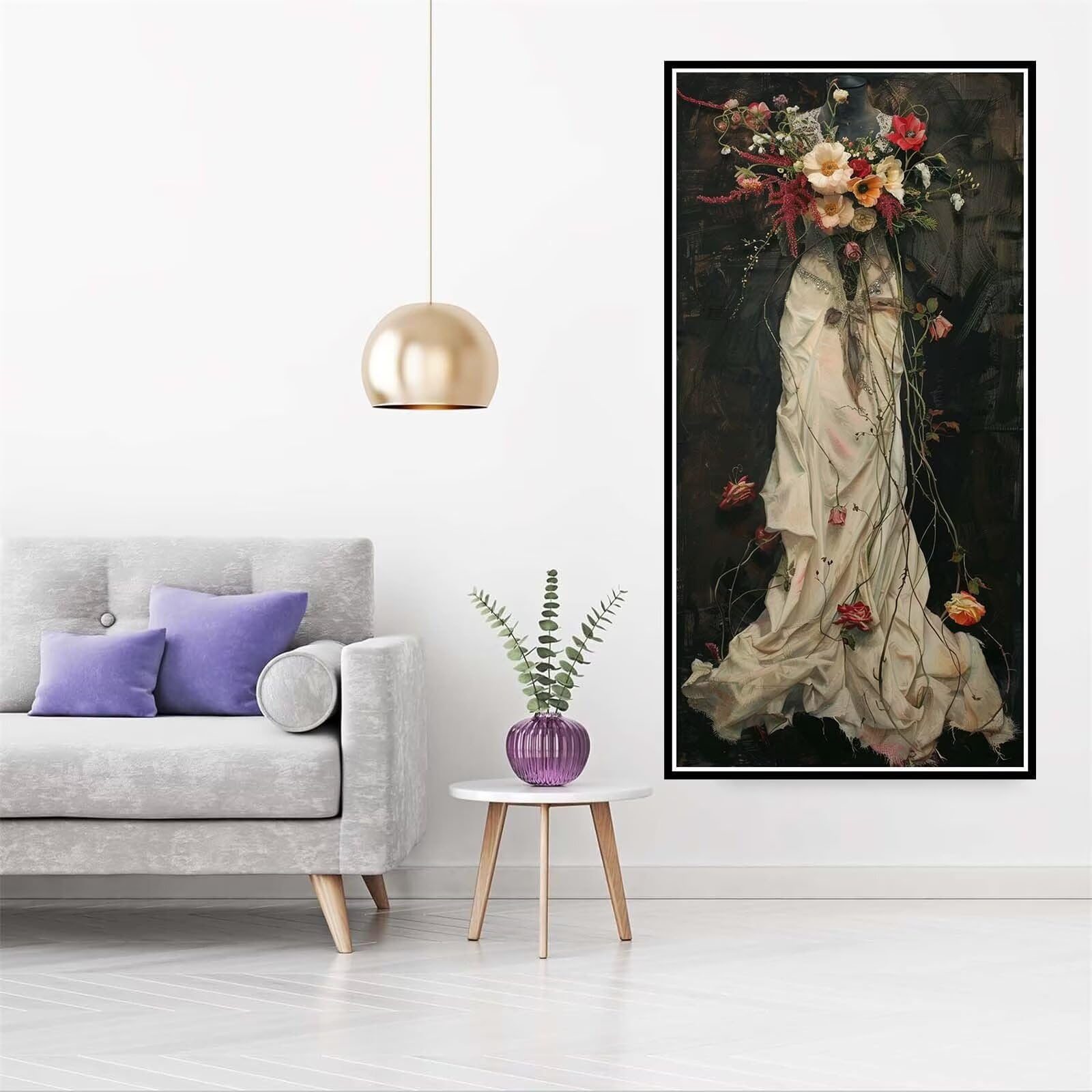 Auremi Kit De Peinture Diamant En Forme De Fleur 5D Pour Adultes - Kit