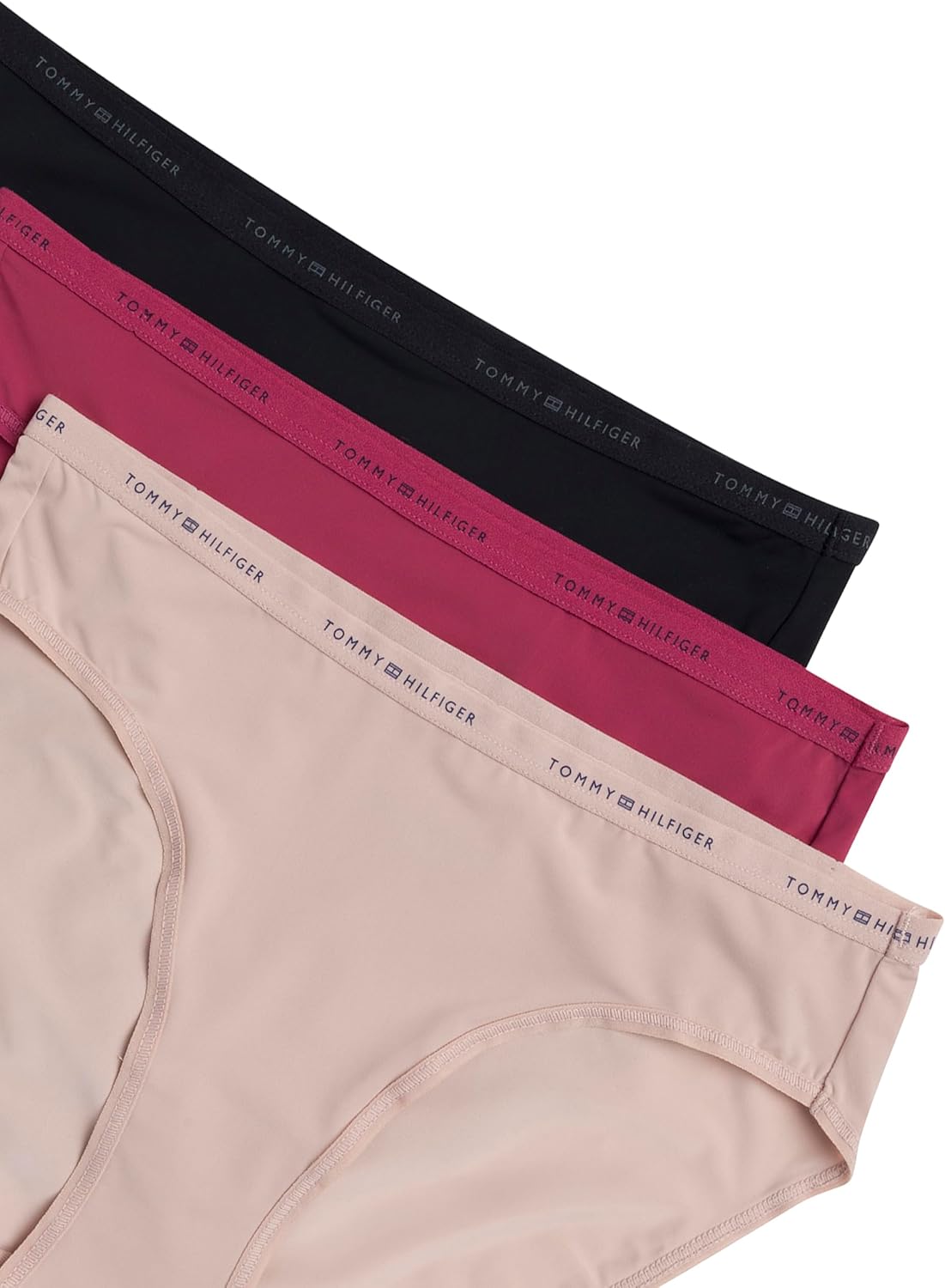Tommy Hilfiger womens Microfiber Bikini Underwear With Elastic Waistband 3-pack - Image 3