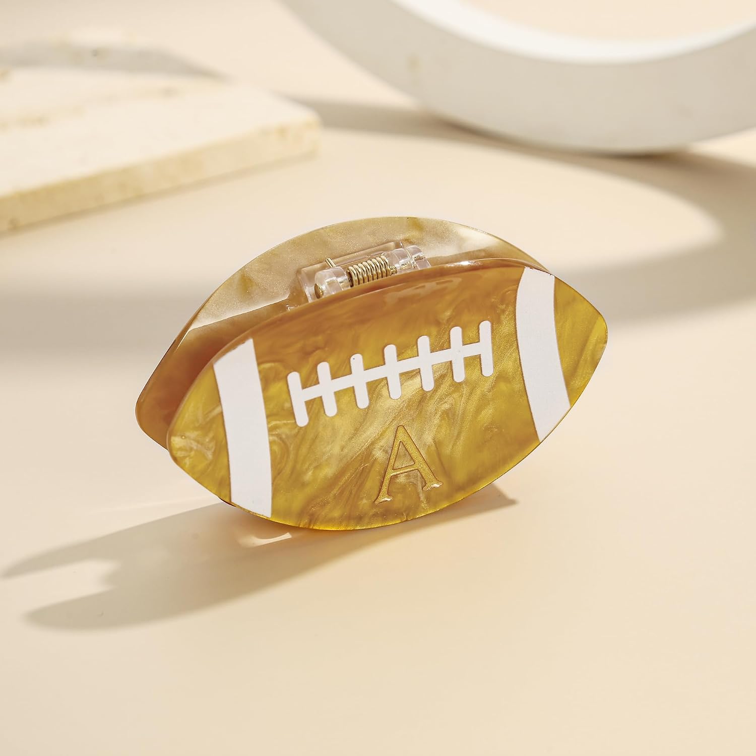 Football Hair Clips for Women Claw Clips Sports Inspired Hair Clip A image 3