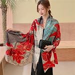 Femmes foulard foulard soie Feeling écharpe mode écharpes long léger châles pour les femmes