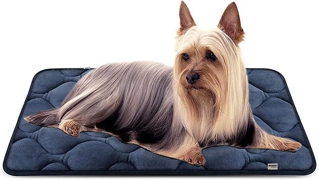 Amazon Hero Dog ペットマット 犬マット 小型犬 ペットベッド 洗える 肌触りよい 柔らかい 犬ケージマット 滑り止め 清掃しやすい ネイビー S Hero Dog ベッド クッション 通販