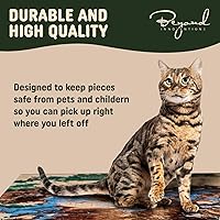 Vista 9 de Tablero de rompecabezas de madera de 1500 piezas - 6 cajones, mesa de rompecabezas giratoria preensamblada Tablero de rompecabezas de 35" x 28