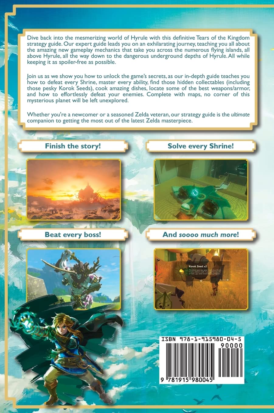The Legend of Zelda Tears of the Kingdom Strategy Guide Book (Full Color - Premium Hardback): 100% Unofficial - 100% Helpful Walkthrough