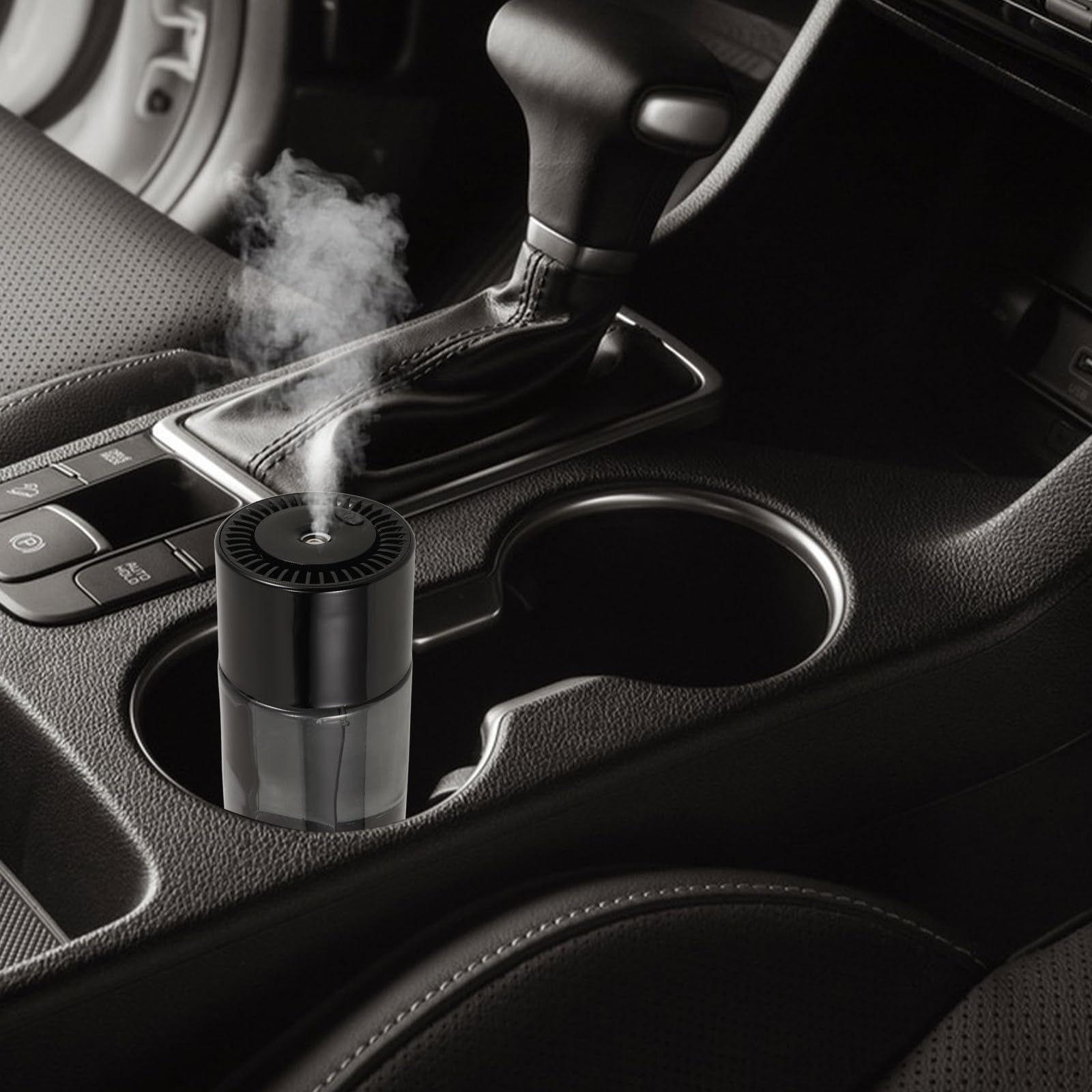 Ambientador Automático para Coche con Capacidad de 160ml, Difusor de Aceite Portátil de Plástico, Diseño Moderno y Distribución Continua de Fragancia para Verano