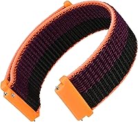 Vista 21 de WOCCI - Correas de reloj ajustables de nylon para deporte con cierre de gancho y bucle, correas de reloj de liberación rápida para hombres