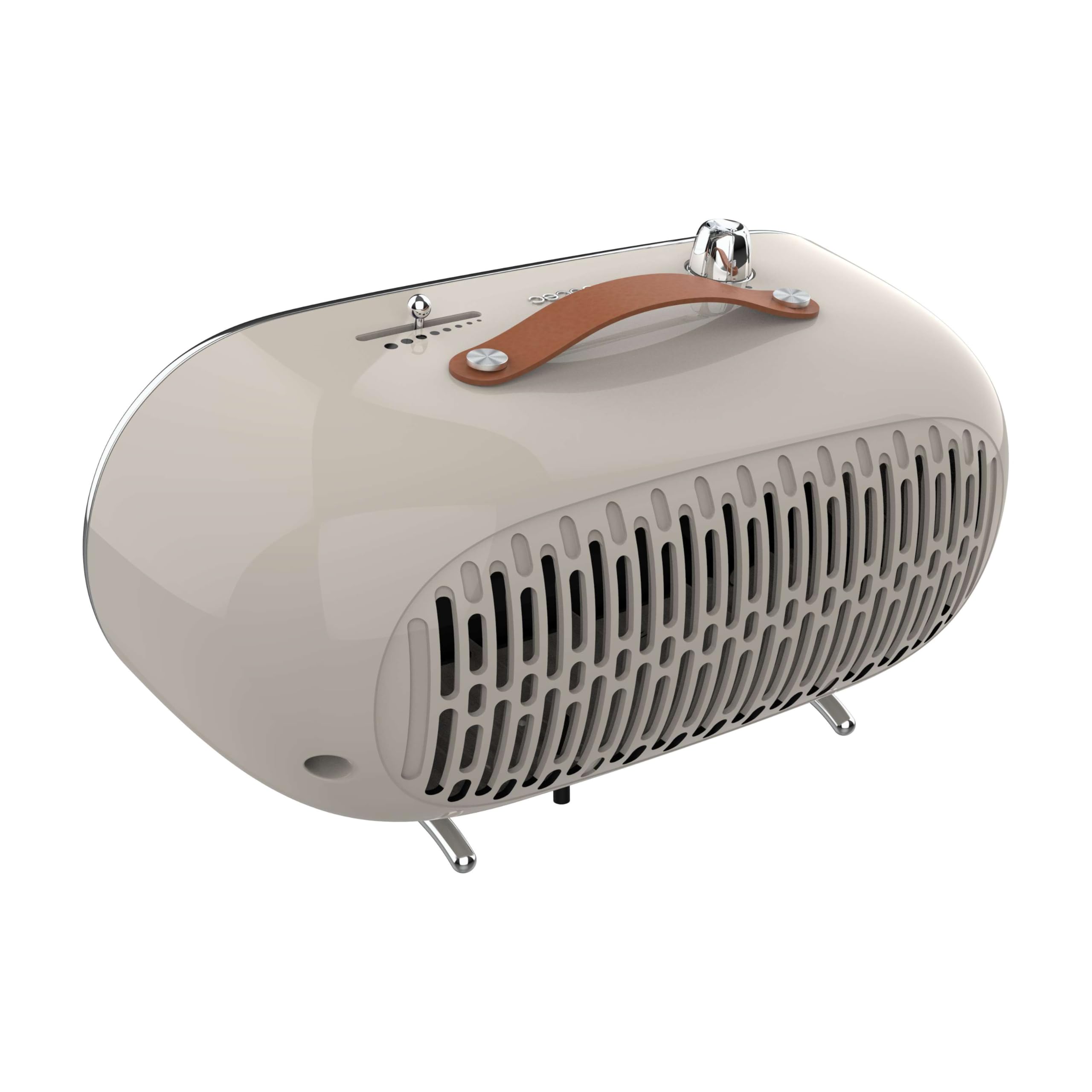 Cecotec Ceramiczny podgrzewacz biurkowy Niski pobór mocy - ReadyWarm 1500 Ceramic Retro, 1500 W, retro design, regulowany termostat i 2 tryby, potrójny system bezpieczeństwa, optymalny do 15 m²,