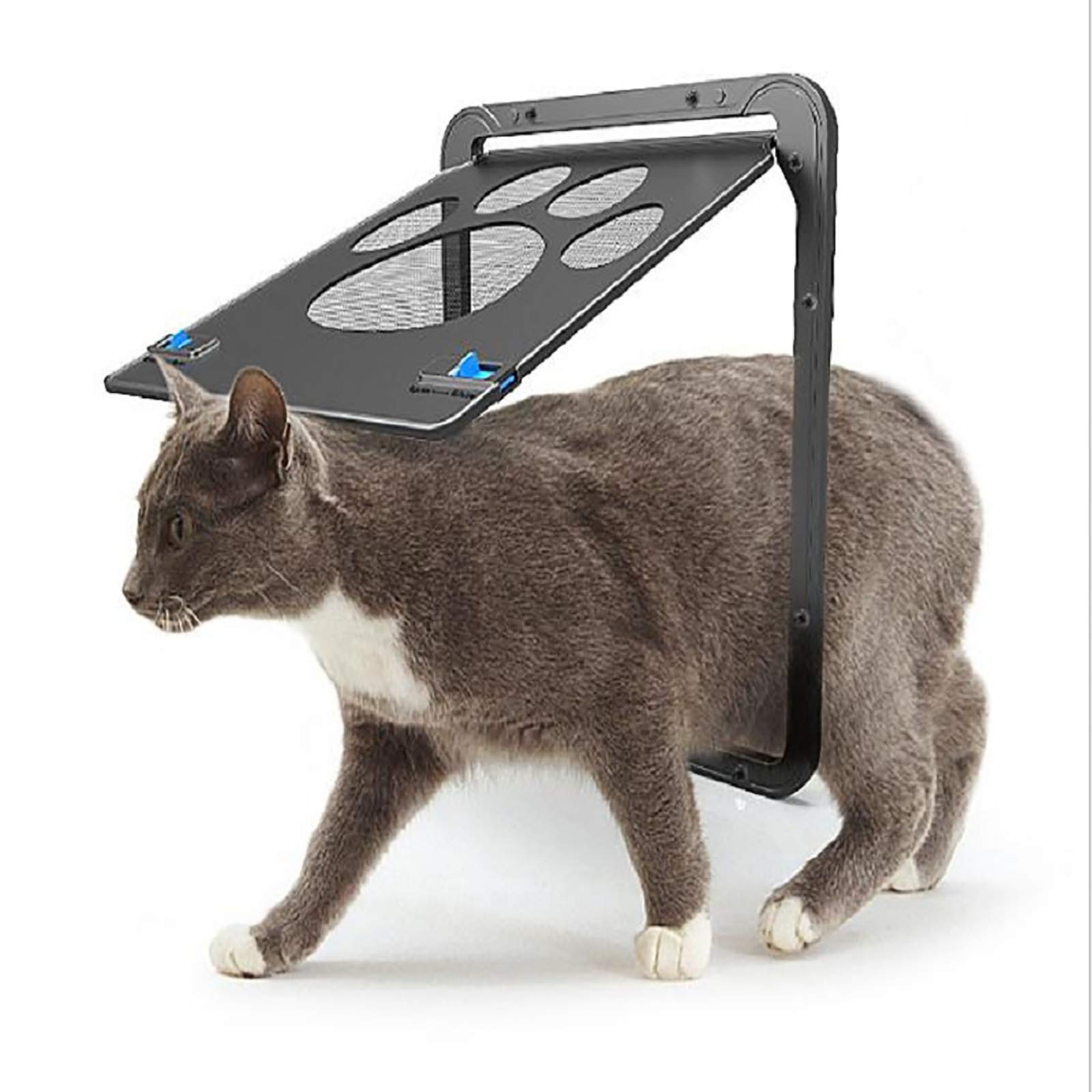 Chatière moustiquaire automatique pour stopper les insectes tout en libérant votre chat