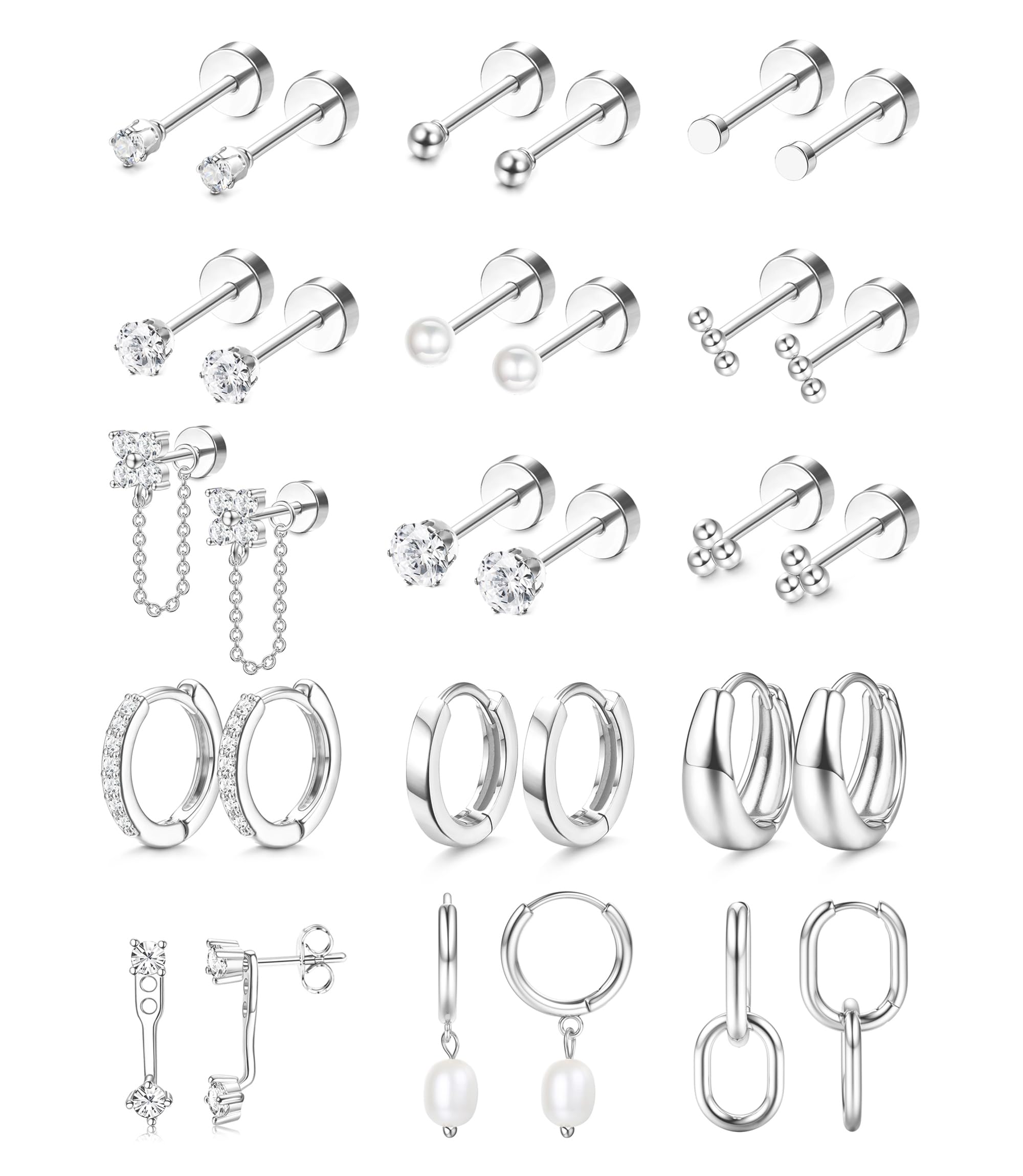 LOLIAS 14K Gold Plated Earring Set