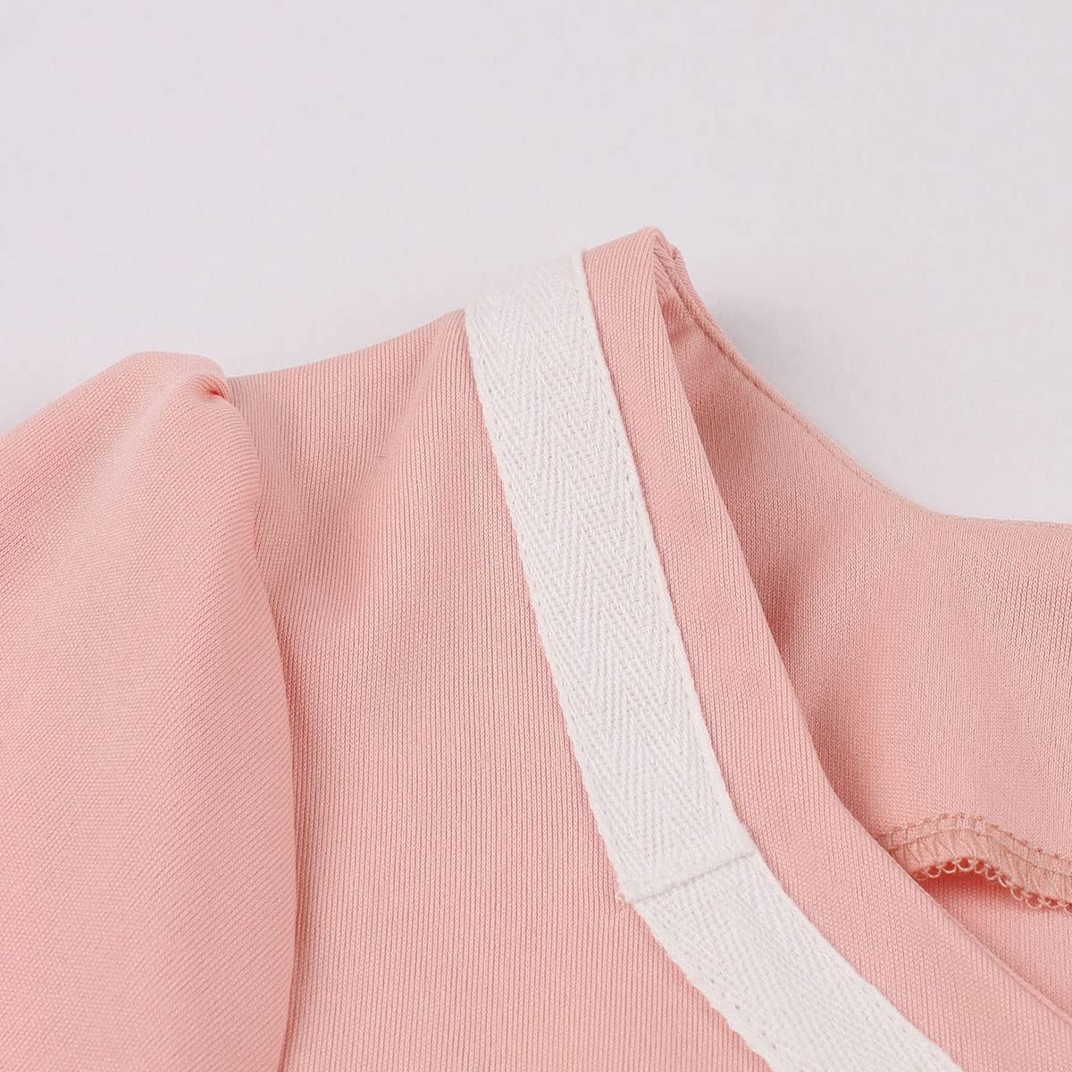 Women Floral Vintage Dress Elegant Midi Evening Dress 1950s Audrey Hepburn Vintage Style Rockabilly Swing Dress with Belt 50s Cocktail Party Dress Fit Fared A-Line Formal Prom Dress Pink-Floral L - Image 2