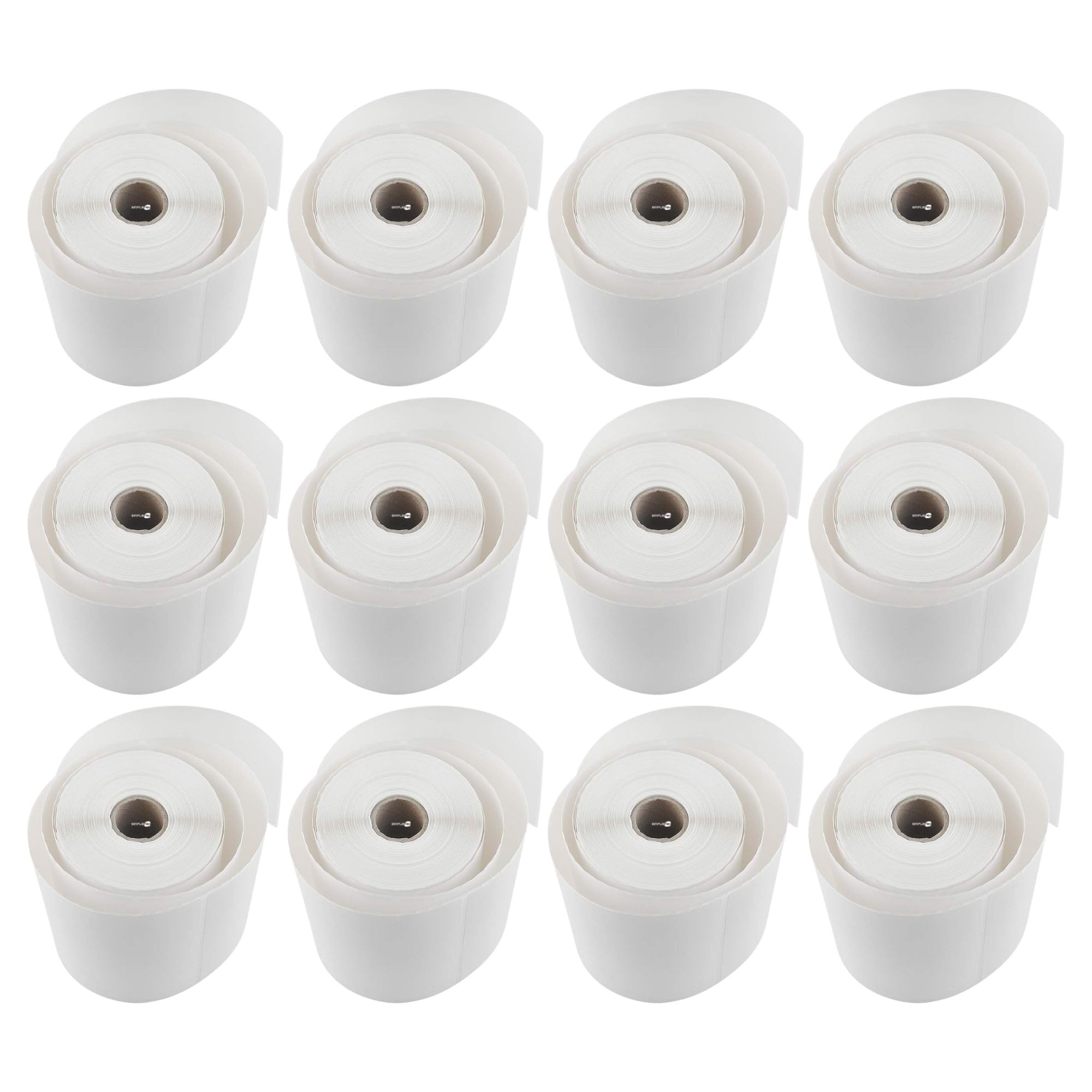 SIMPLETEK - 12 Rotoli da 350 Etichette Termiche 100x150 mm | Compatibile con Zebra | Per Spedizioni e Magazzino | Anima 25mm