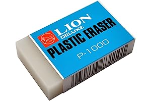 Lion Mega Plastic Eraser: Goodbye Mistakes, Hello Perfection