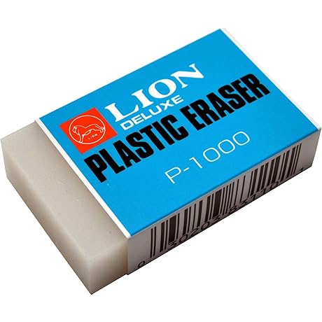 Lion Mega Plastic Eraser: Goodbye Mistakes, Hello Perfection
