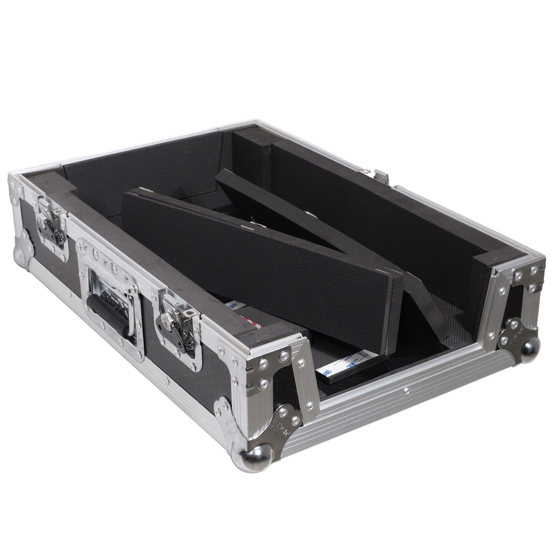 Prox XS-M11 ATA Flight Style Universal-Tasche für Pioneer DJM S11 Rane Seventy 70 Seventy 72 MK2, Finish Schwarz, Silber auf Schwarz, Einheitsgröße