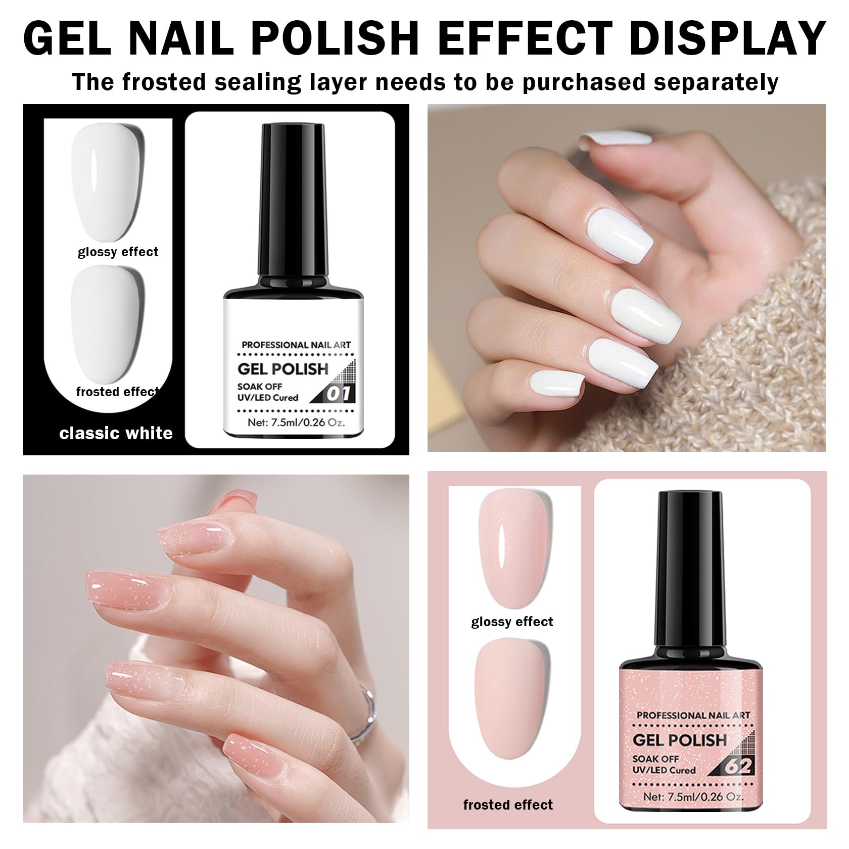 Amazon.com : QIUFSSE French Manicure Kit,French Nail Stamper,Nude