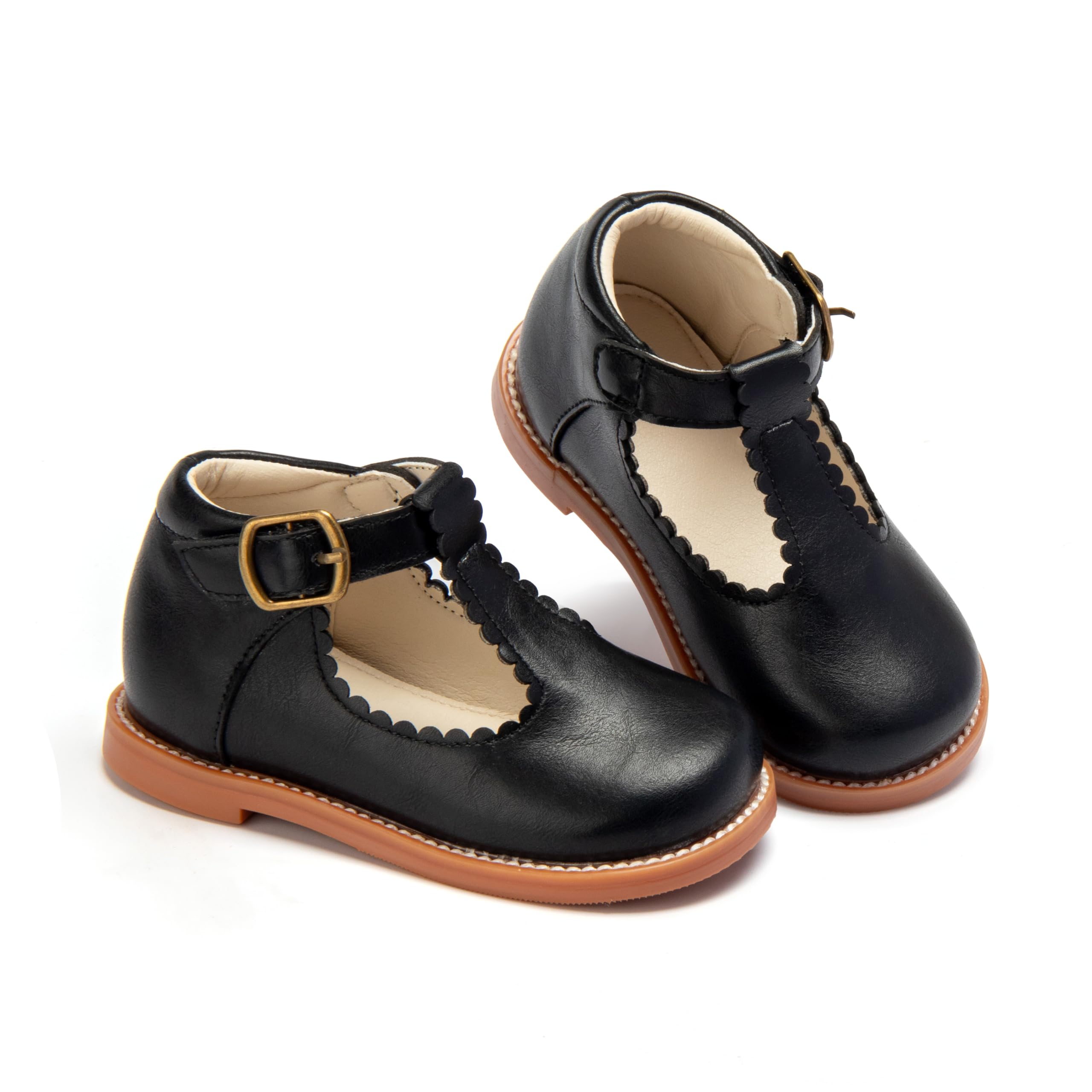 ESTINE Toddler Kids School Uniform Oxford-Little Girls Dress Party Shoes