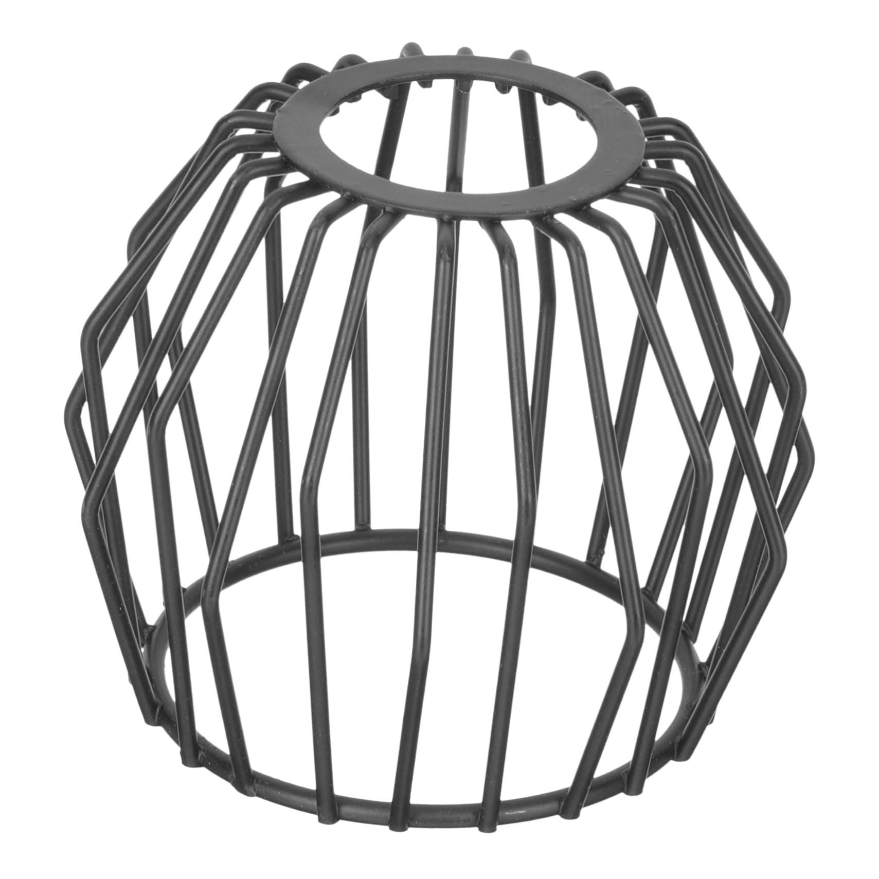 BESTonZON Black Iron Lamp Shade Hanging Pendant Lamp Lampshade Replacement Sturdy Design Comfortable Touch for Cafes Indoor Lighting