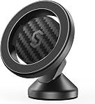 SYNCWIRE for MagSafe Car Mount - 360 Rotation Magnetic Phone Holder for Car Dashboard, Strong Magnets Car Phone Holder Mount Compatible iPhone 16 Pro Max 15 14 13 12,Samsung - MagSafe Car Accessories