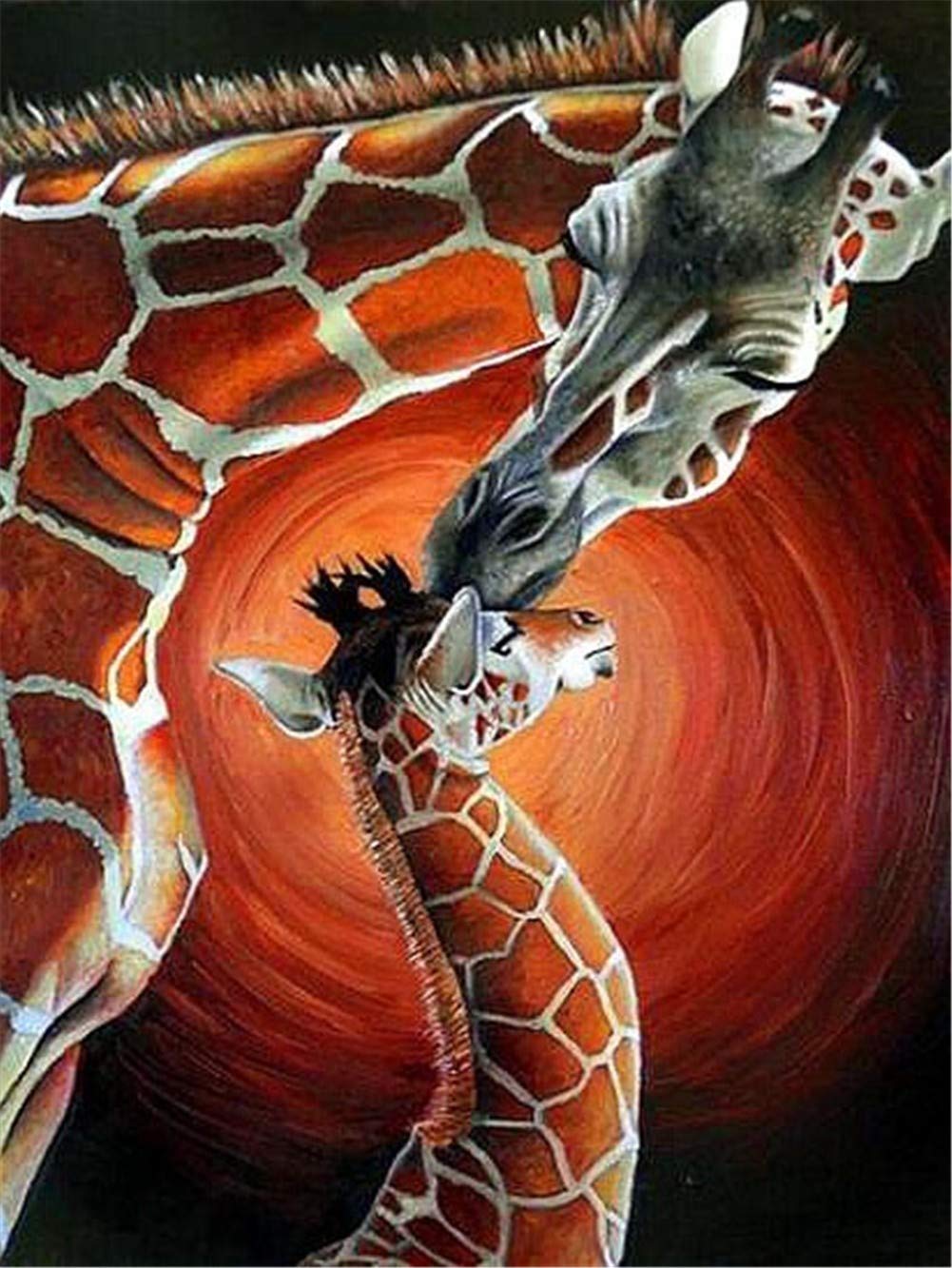 Peinture Diamant Girafe 5D DIY Grand Format Loisir Créatif