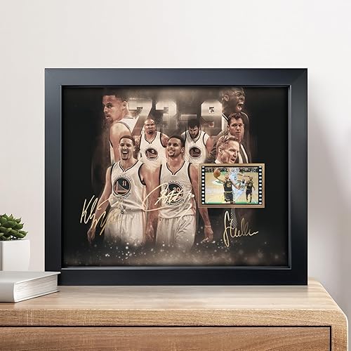 Miniatura 2 de sufenvera Firmado Golden State Warriors - Póster con fotos enmarcadas, 2015-16, 2015-16