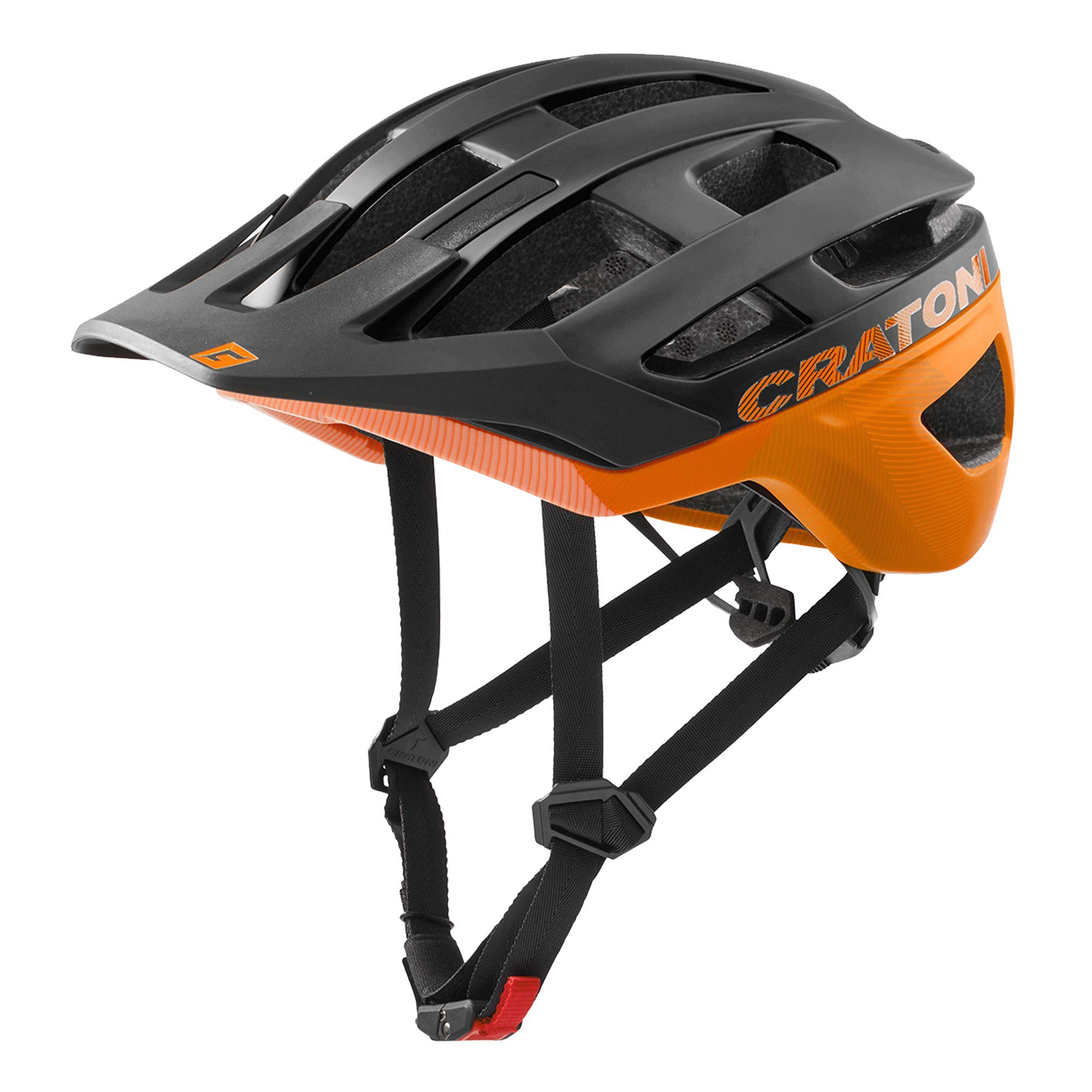 Cratoni MTB - Fahrradhelm AllRace schwarz/Neonorange matt