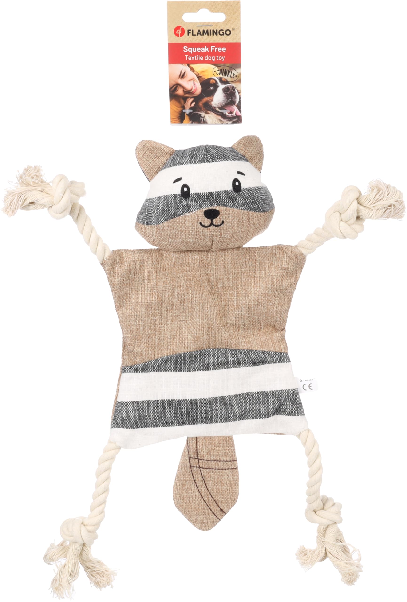 Flamingo DT WIGRI BEAR WITH ROPE BEIGE 27x5,5x36CM