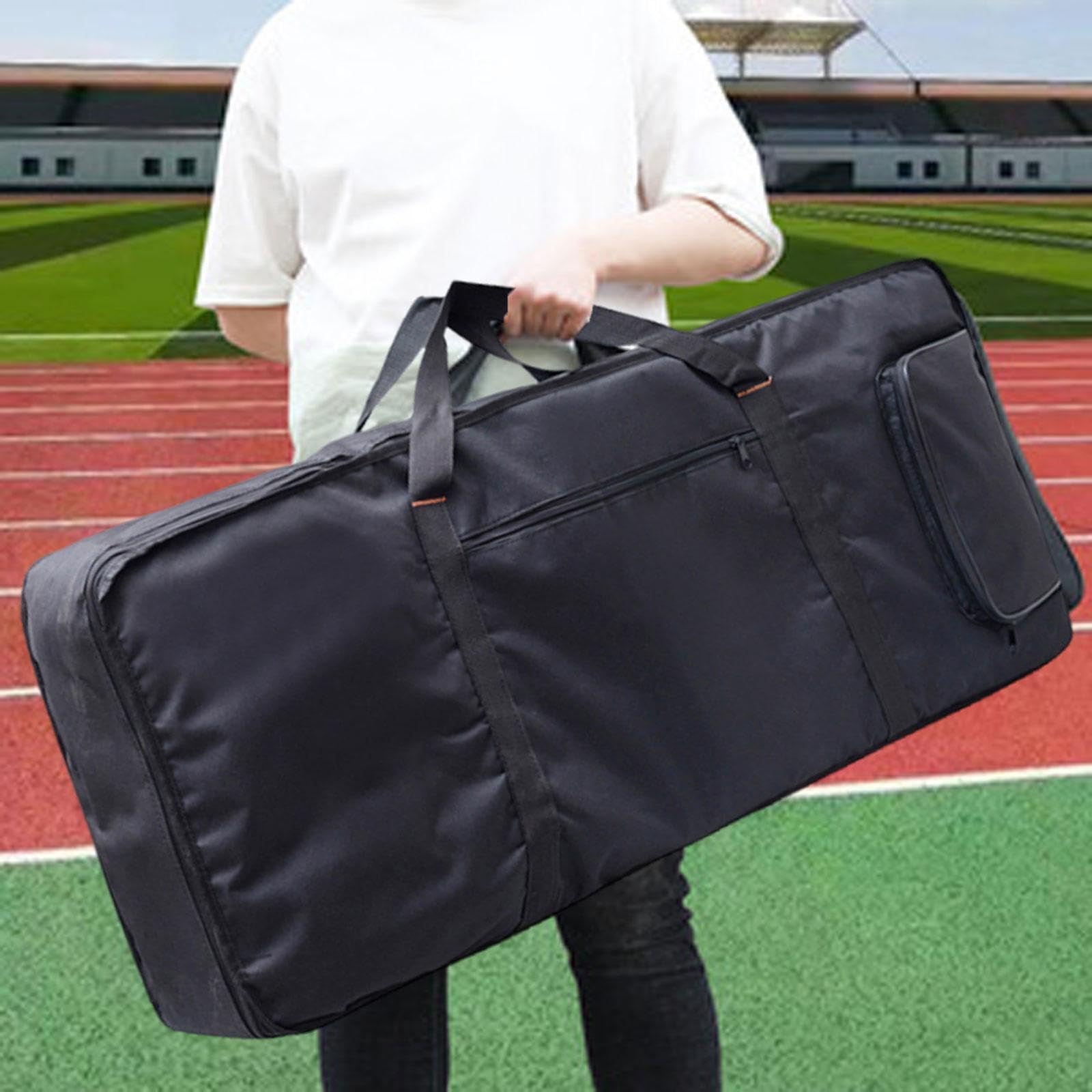 Baoblaze Funda para Teclado de 61 Teclas, Impermeable, con Asas Y Cremallera, de Calidad Profesional.