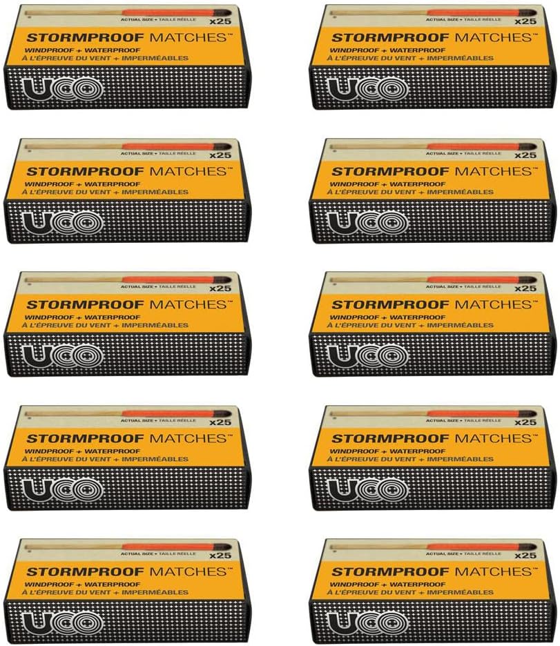 UCO Stormproof, Waterproof & Windproof Match 10-Pack