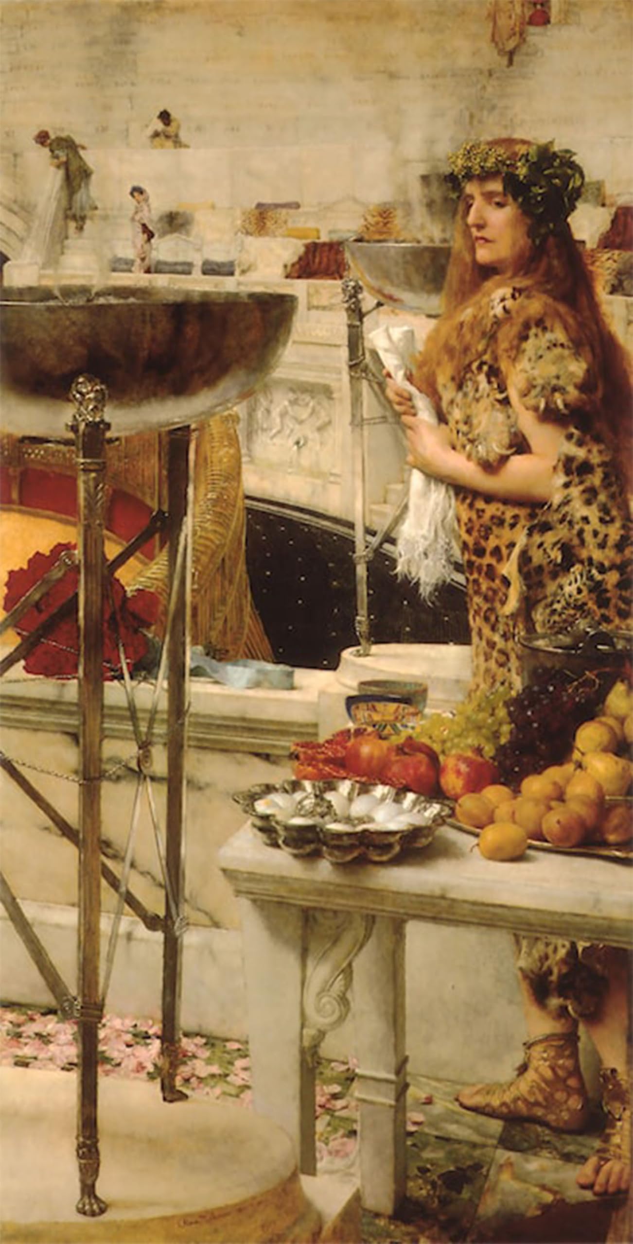 ARTXLXXBN Famous Prints Artwork Pictures Poster Painting Art Preparation in the Coliseum by Lawrence Alma-tadema Artwork Landscape Pictures for Home Decor 60x90cm