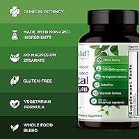 Vista 4 de EMERALD LABS Multivitamínico prenatal clínico multivitamínico prenatal con metilfolato, hierro suave quelado Albion, ingredientes de alimentos