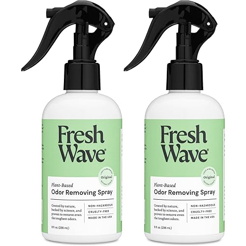 Fresh Wave Original Scent Odor Removing Spray, 8 fl. oz. | Pack of 2 | Odor Absorber for Home, Furniture, Fabrics & Trash | Safer Odor Relief