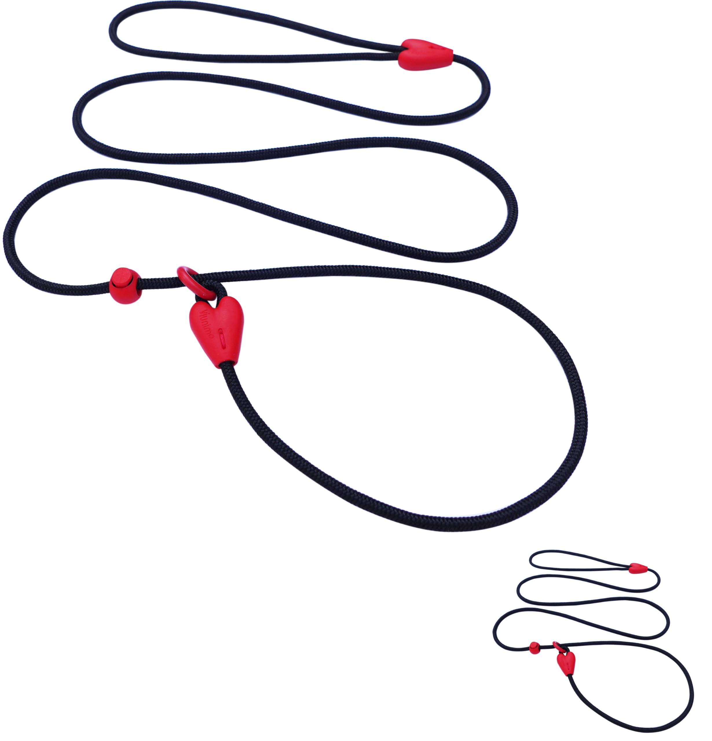 2 Pack Slip Leads for Dogs 6FT Slip Leash for Dogs Dog Lead Strong Nylon Dog Training Leash No Pull Rope Dog Leash Dog Leashes for Small Medium Dogs(