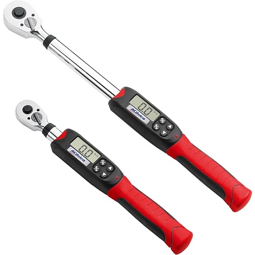 ACDelco ARM601-34 3/8” & ½” Heavy Duty Digital Torque Wrench Combo Kit with Buzzer and LED Flash Notification – ISO 6789 Standards with Certificate of Calibration