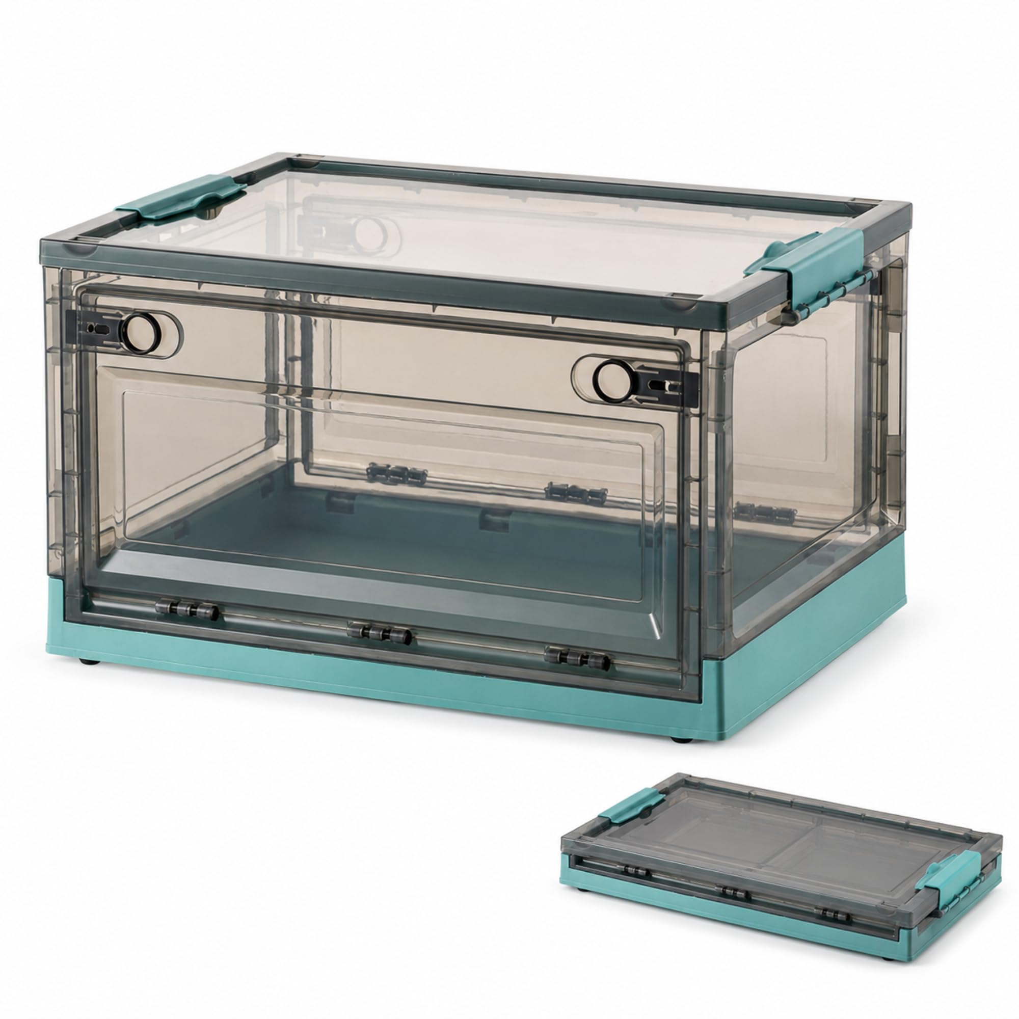 MAGIC SELECT Caja de Almacenaje con Tapa 120L, 65 x 46 x 36,5 cm