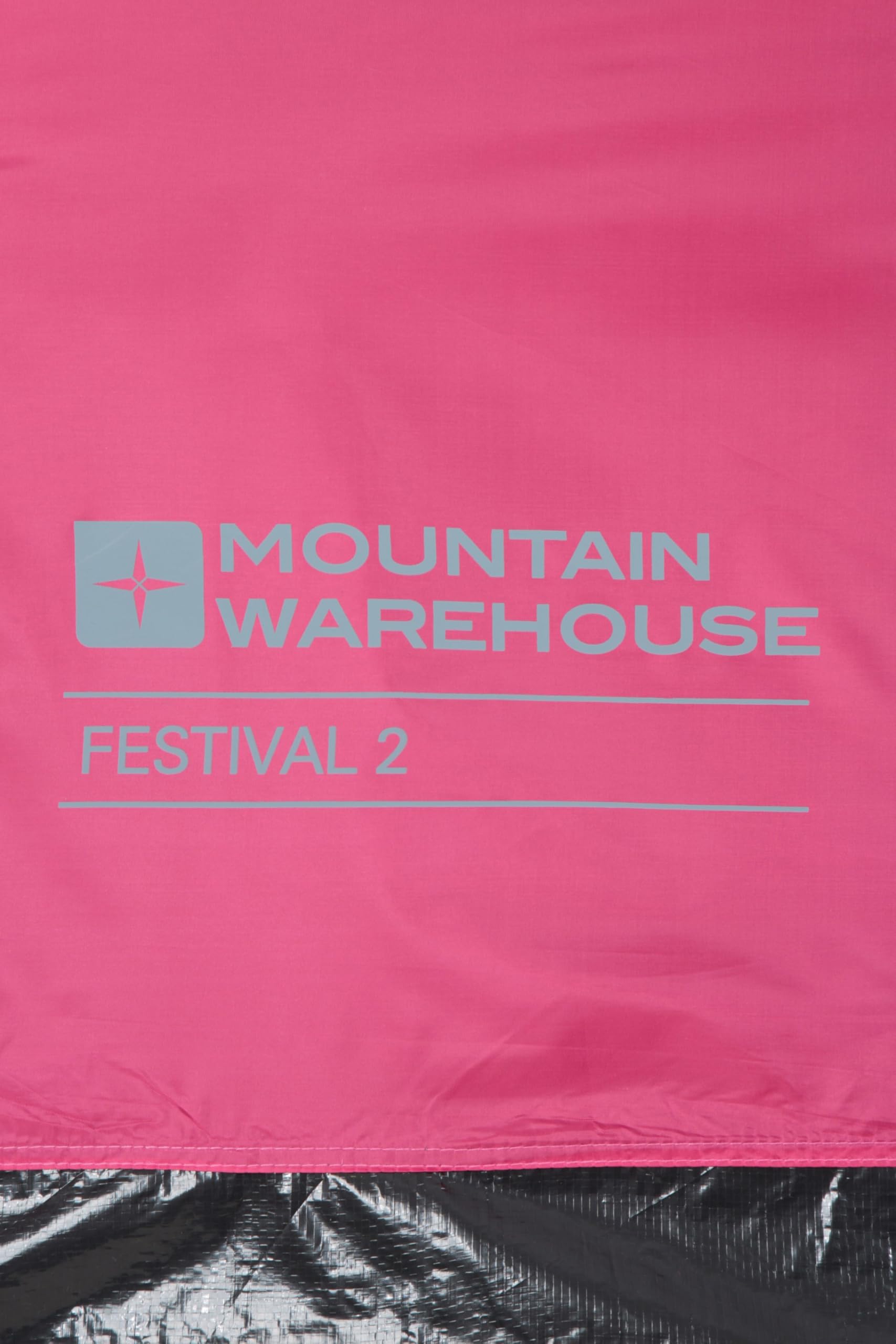 Mountain Warehouse Festival Fun 2-Personen-Zelt - Zeltboden, wasserabweisendes Outdoor-Zelt, leichte, atmungsaktives Schlafzelt - Für Bergwandern, Frühling, Sommer