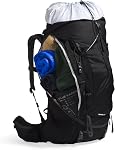 THE NORTH FACE Terra 55 Sac à dos - Pack de randonnée unisexe, Cinch-Top avec fermeture éclair, Hipbelt rembourré, Pole & Pièces jointes à la hache de glace