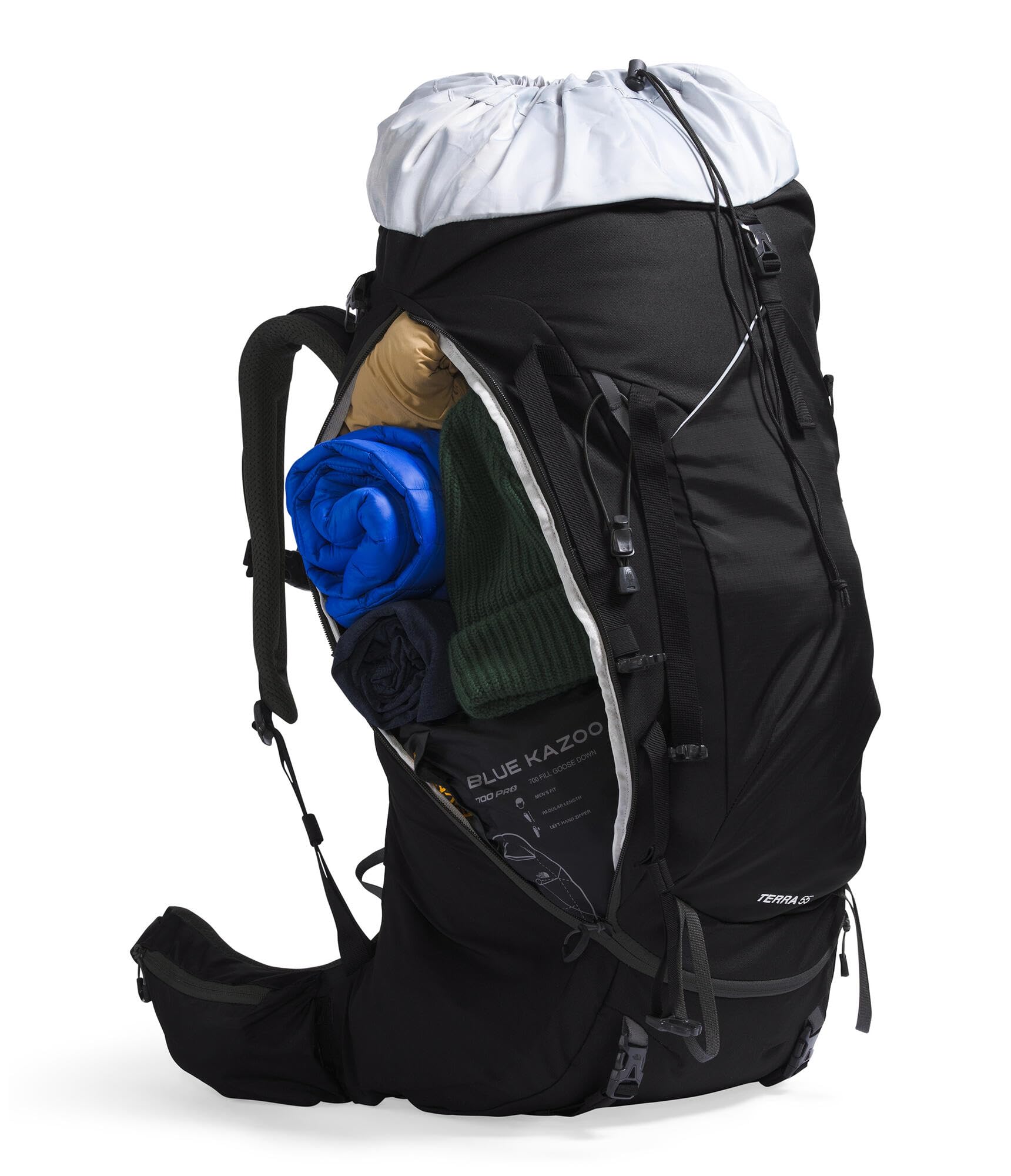 THE NORTH FACE NF0A87BZ4GZ TERRA 55 Sports backpack Hombre TNF Black-Asphalt Grey- Tamaño LXL