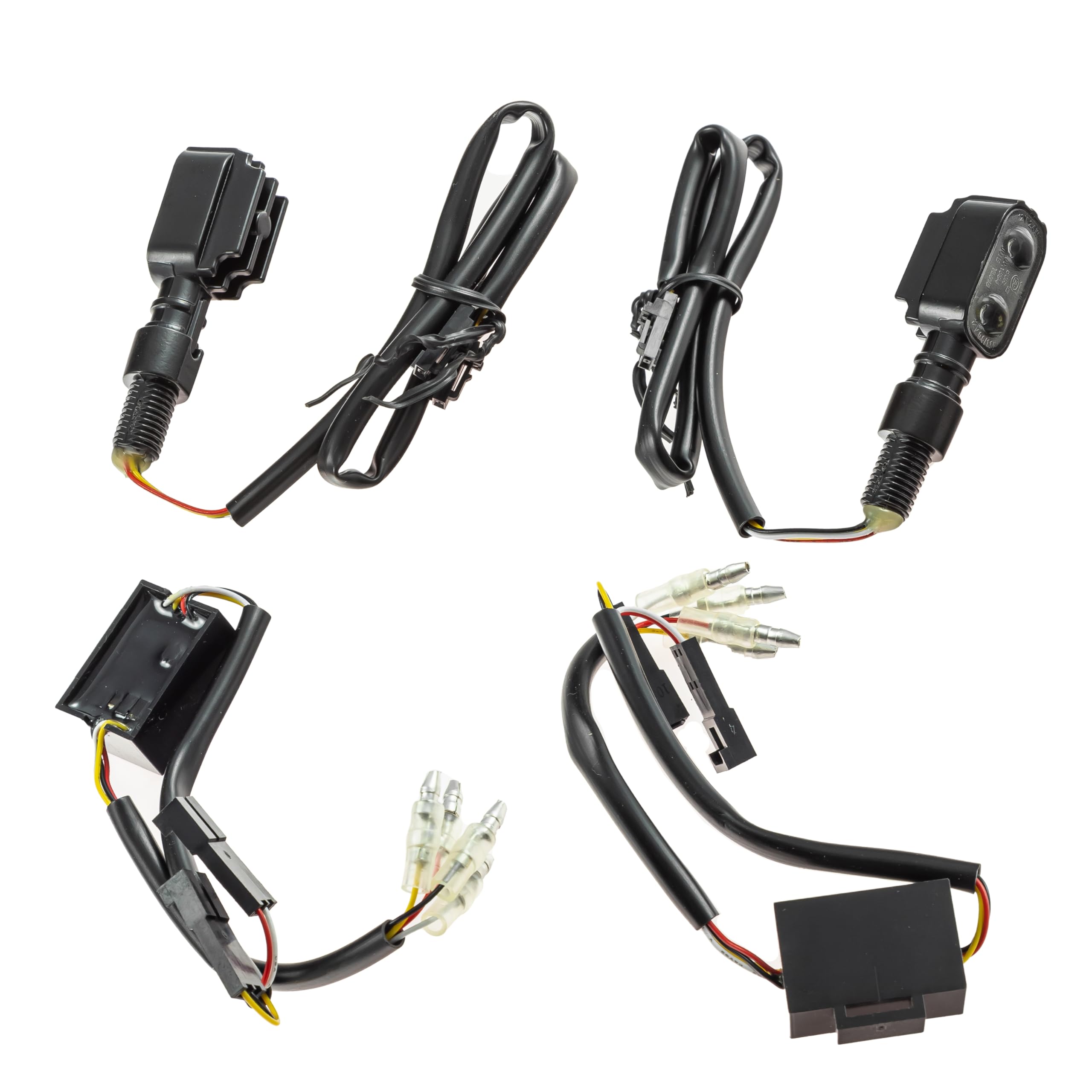Universal motocicleta Power de LED de intermitente Fluted con luz trasera combinación tintadas M10 S de Geprüft