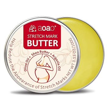 Stretch Mark Belly Butter for Pregnancy, Hypoallergenic,100g/3.53oz1Pack