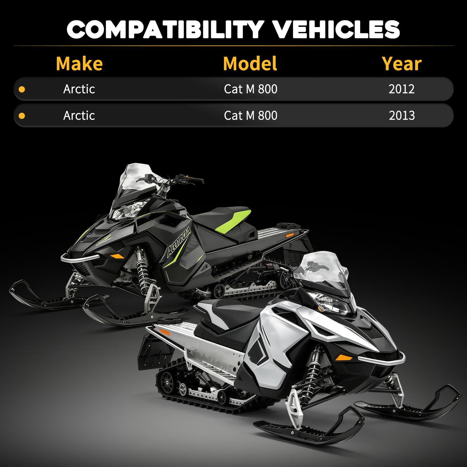 Exhaust Temperature Sensor Compatible with Arctic Cat M 800 2012-2013 Snowmobile Replaces 27-59507 0630-260 0630-330