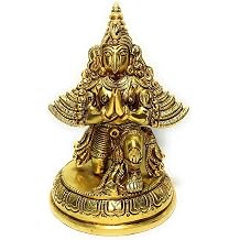 Brass Garud Vishnu VAHANBrass Garuda Idol Statue Vishnus Vehicle Eagle Murti Home Decor Vaastu Feng Shui Vastu Lucky CharmLord Garuda fine Quality Product