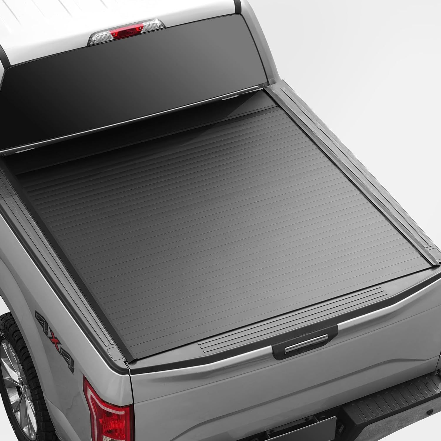 X XCOVER Retractable Hard Truck Bed Tonneau Cover Fits 2015-2022 Chevrolet Colorado/GMC Canyon 5' Short Bed, Aluminum Panel Waterproof, Full Access to Truck Bed, Easy Open & Close