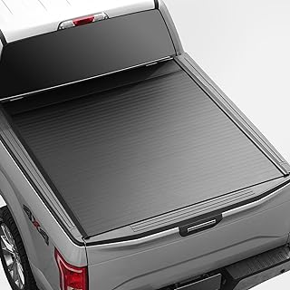 X XCOVER Retractable Hard Truck Bed Tonneau Cover Fits 2019-2025 Chevrolet Silverado 1500 /GMC Sierra 1500 5'8" Bed, New Body w/o CarbonPro Box, w/o Bedside Storage Box, Aluminum Panel Waterproof