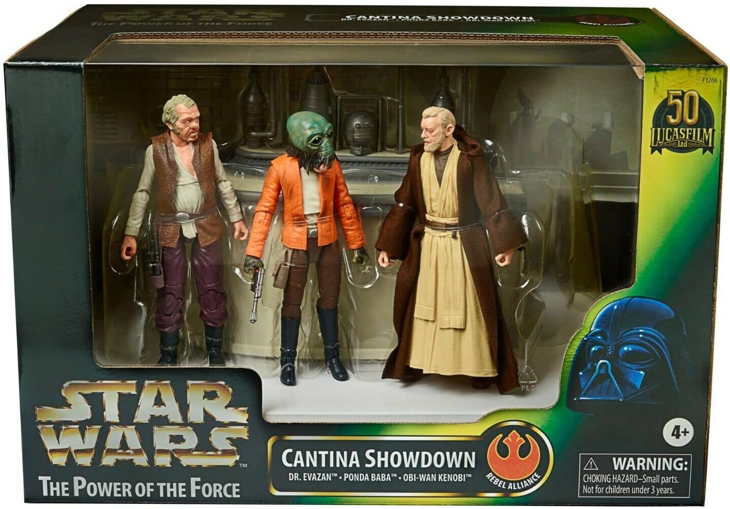 Exclusive The Black Series The Power of The Force Obi-Wan Kenobi Cantina Showdown Figure Set