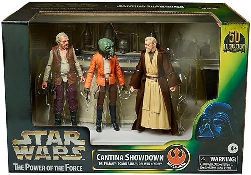Star Wars Exxclusive The Black Series The Power of The Force Cantina Showdown Set de figuras