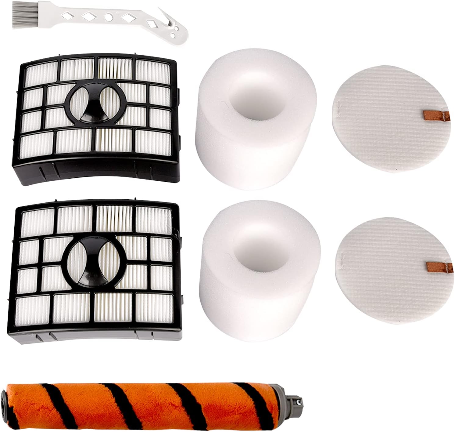 Carkio Replacement Filters Brush Roll Kit Compatible with Shark APEX AZ1002 AX950 AX951 AX952