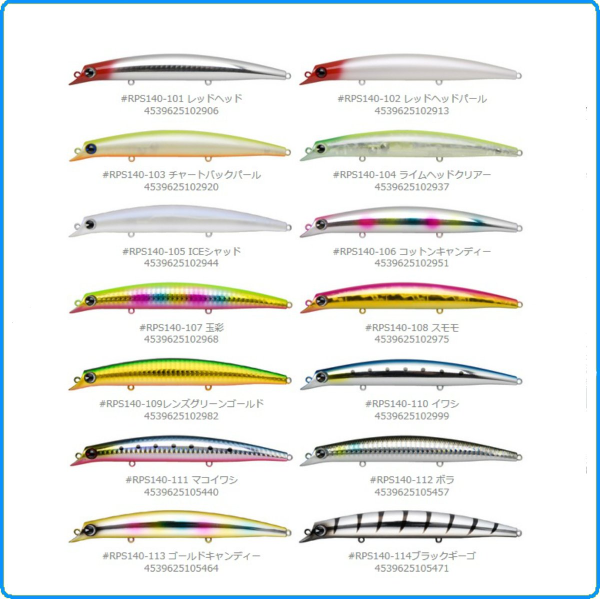 Leurre Minnow Rayon 125 Caravan Sport - Col 03 - Simil SASUKE IMA - Spinning