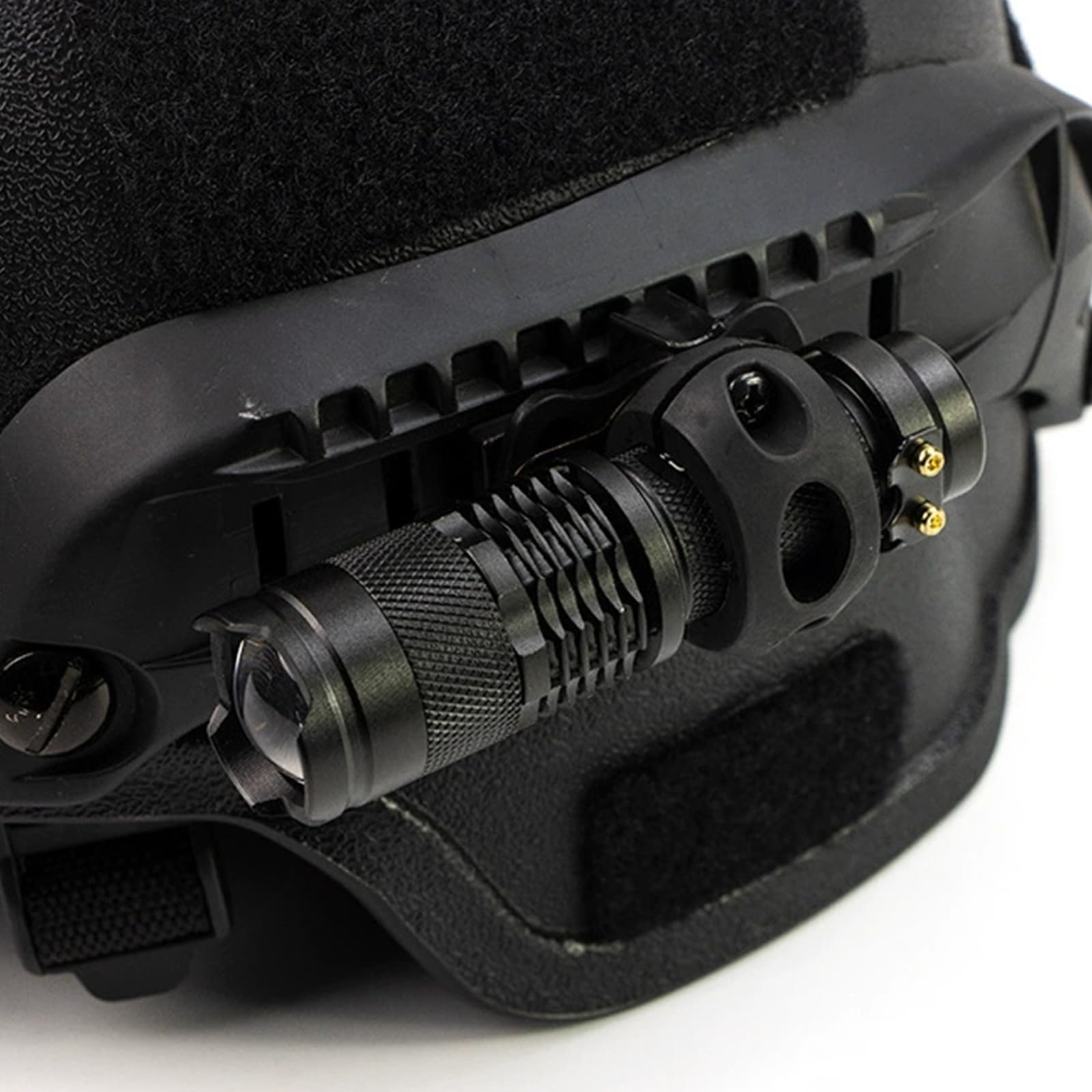 Helmet Flashlight Mount - Tactical Flashlight Clamp -6