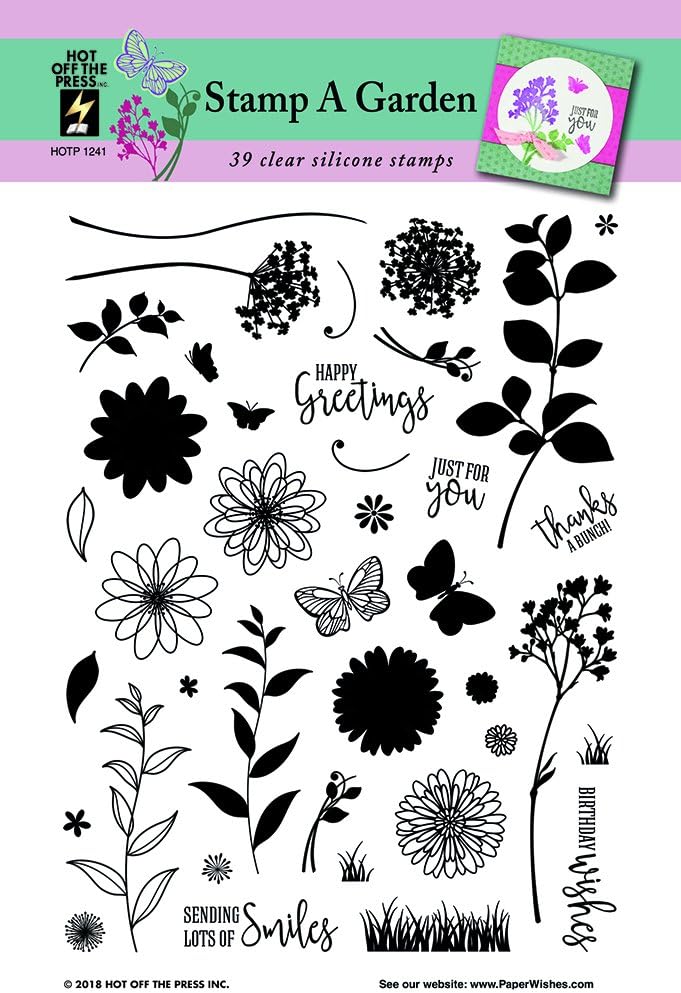 Paper Wishes – Clear Silicone Stamp and Cutting Dies Collection | Tools for Scrapbooking, Cardmaking, Gifts and All of Your DIY Crafting, Art and Creative Projects - Inspiration at Your Fingertips
