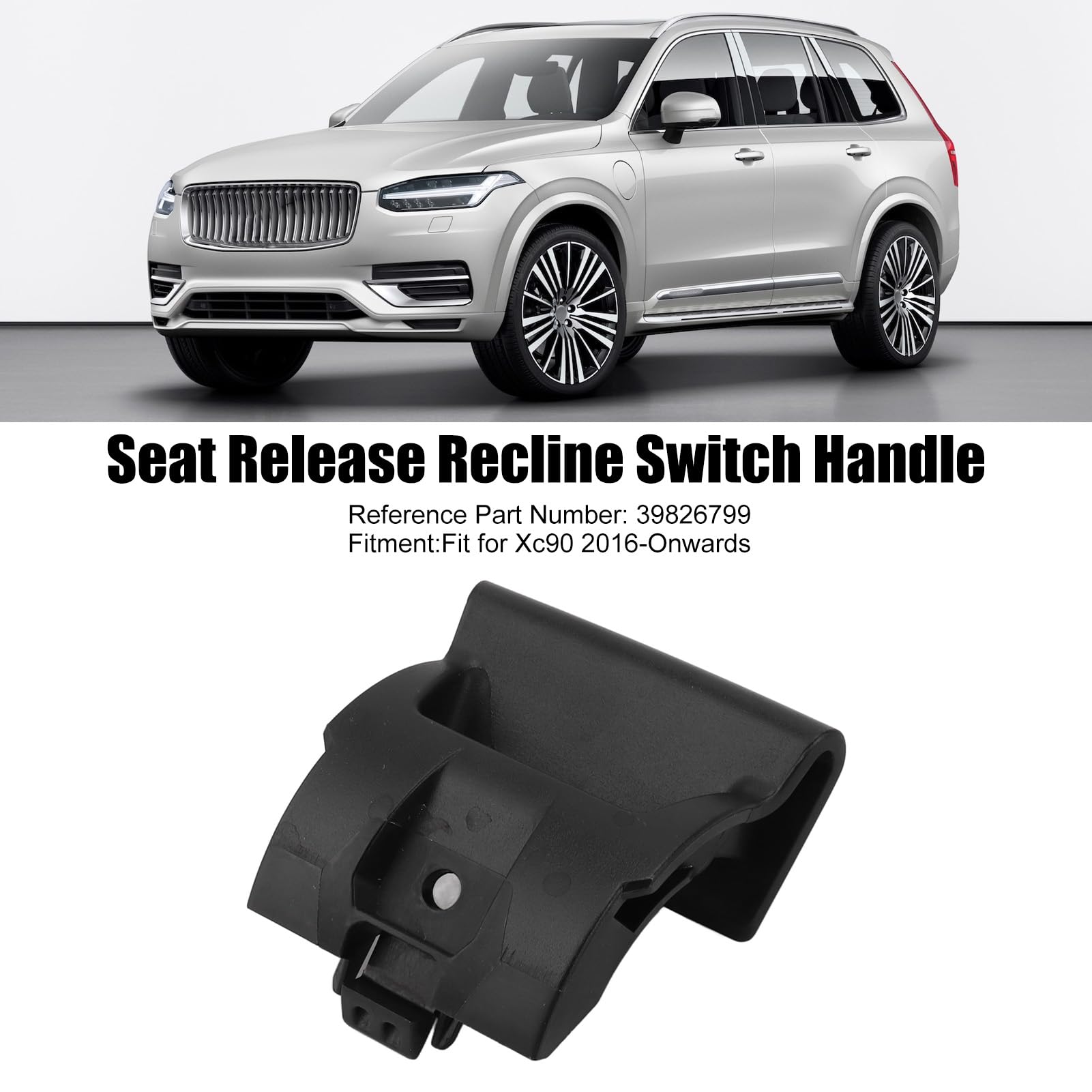 Poignée Déverrouillage Siège Arrière Pour Volvo XC90 2016-2022 - Référence 39826799 - ABS
