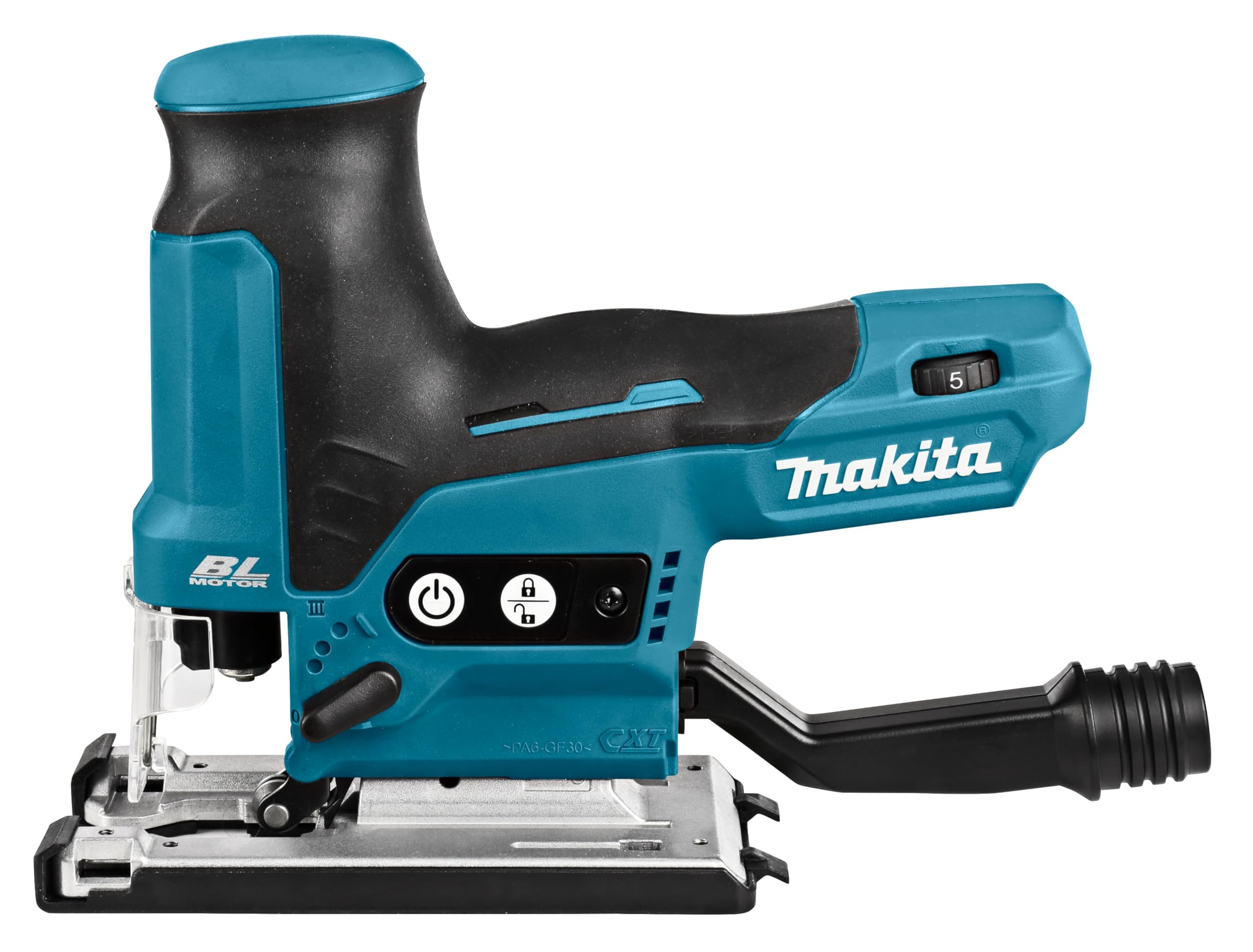 Makita, seghetto alternativo a batteria, JV102DZ 280W, 10.8V/senza batterie e caricabatterie